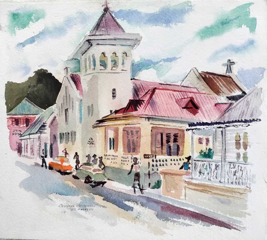 St Maarten scene by Geneva Patterson